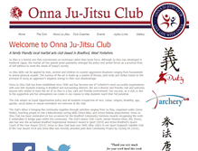 Tablet Screenshot of onnajujitsuclub.com